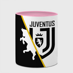 Кружка 3D FC Juventus: Football Point, цвет: 3D-белый + розовый — фото 2