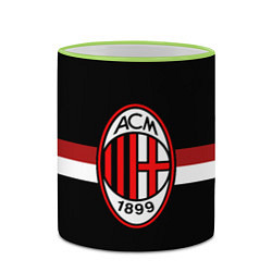 Кружка 3D AC Milan 1899, цвет: 3D-светло-зеленый кант — фото 2