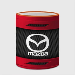 Кружка 3D Mazda Sport, цвет: 3D-оранжевый кант — фото 2