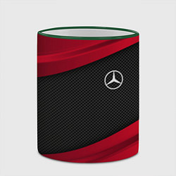 Кружка 3D Mercedes Benz: Red Sport, цвет: 3D-зеленый кант — фото 2