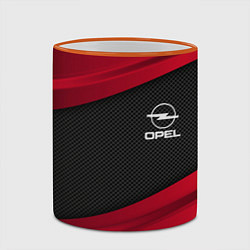 Кружка 3D Opel: Red Sport, цвет: 3D-оранжевый кант — фото 2
