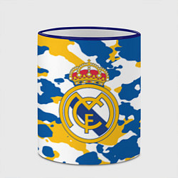 Кружка 3D Real Madrid: Camo, цвет: 3D-синий кант — фото 2