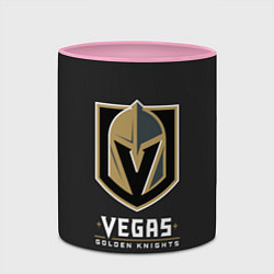 Кружка 3D Vegas: Golden Knights, цвет: 3D-белый + розовый — фото 2