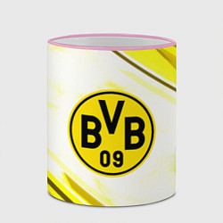 Кружка 3D Borussia, цвет: 3D-розовый кант — фото 2