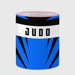 Кружка 3D Judo Fighter, цвет: 3D-розовый кант — фото 2