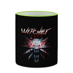 Кружка 3D Witcher 2077, цвет: 3D-светло-зеленый кант — фото 2