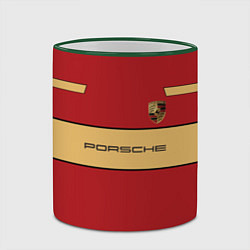 Кружка 3D Porsche Design, цвет: 3D-зеленый кант — фото 2