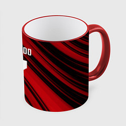 Кружка 3D Ronaldo 7: Red Sport, цвет: 3D-красный кант