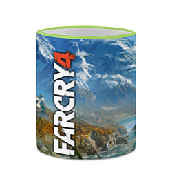 Кружка 3D Far Cry 4: Ice Mountains, цвет: 3D-светло-зеленый кант — фото 2