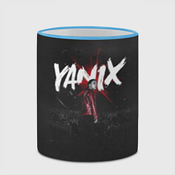 Кружка 3D YANIX: Black Side, цвет: 3D-небесно-голубой кант — фото 2