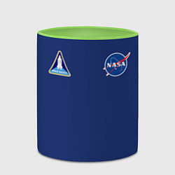 Кружка 3D NASA: Special Form, цвет: 3D-белый + светло-зеленый — фото 2
