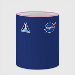 Кружка 3D NASA: Special Form, цвет: 3D-розовый кант — фото 2