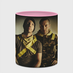 Кружка 3D 21 Pilots Boys, цвет: 3D-белый + розовый — фото 2