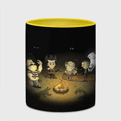 Кружка 3D Don’t Starve campfire, цвет: 3D-белый + желтый — фото 2