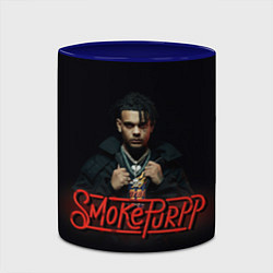 Кружка 3D Smokepurpp, цвет: 3D-белый + синий — фото 2