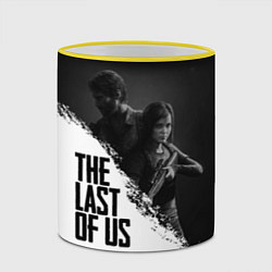 Кружка 3D The Last of Us: White & Black, цвет: 3D-желтый кант — фото 2