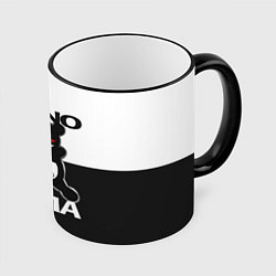 Кружка 3D Monokuma, цвет: 3D-черный кант