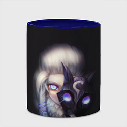 Кружка 3D Некромантия, цвет: 3D-белый + синий — фото 2