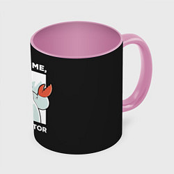 Кружка 3D Zoidberg: Trust Me, цвет: 3D-белый + розовый