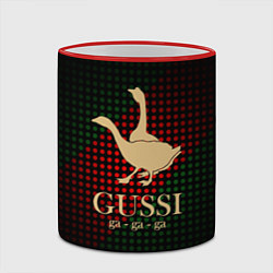 Кружка 3D GUSSI EQ Style, цвет: 3D-красный кант — фото 2