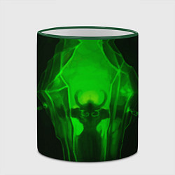 Кружка 3D Демон легиона, цвет: 3D-зеленый кант — фото 2