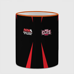 Кружка 3D MMA Elite, цвет: 3D-оранжевый кант — фото 2