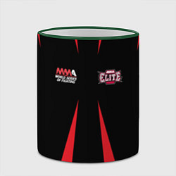 Кружка 3D MMA Elite, цвет: 3D-зеленый кант — фото 2
