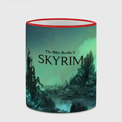 Кружка 3D SKYRIM, цвет: 3D-красный кант — фото 2