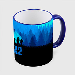 Кружка 3D RDR 2: Blue Style, цвет: 3D-синий кант
