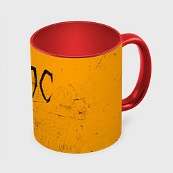 Кружка 3D GONE Fludd ХАОС, цвет: 3D-белый + красный