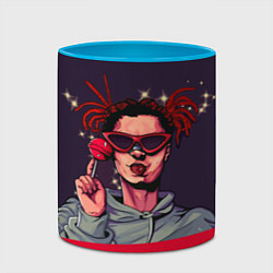Кружка 3D GONE Fludd, цвет: 3D-белый + небесно-голубой — фото 2