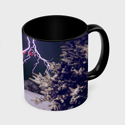 Кружка 3D Громокот NY version, цвет: 3D-белый + черный