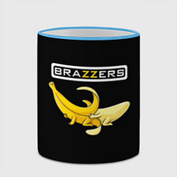 Кружка 3D Brazzers: Black Banana, цвет: 3D-небесно-голубой кант — фото 2