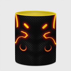 Кружка 3D Fortnite Omega, цвет: 3D-белый + желтый — фото 2
