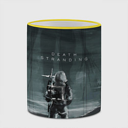 Кружка 3D Death Stranding: Dark Space, цвет: 3D-желтый кант — фото 2