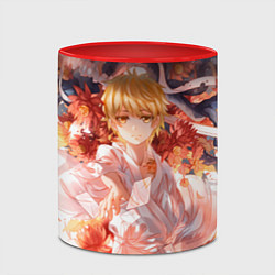 Кружка 3D Бездомный Бог, цвет: 3D-белый + красный — фото 2