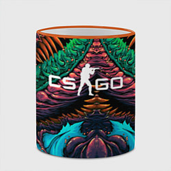 Кружка 3D CS GO hyper beast skin, цвет: 3D-оранжевый кант — фото 2