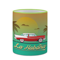 Кружка 3D La Habana, цвет: 3D-светло-зеленый кант — фото 2