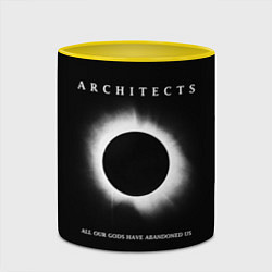 Кружка 3D Architects: Black Eclipse, цвет: 3D-белый + желтый — фото 2