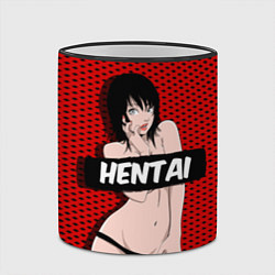 Кружка 3D HENTAI CHAN, цвет: 3D-черный кант — фото 2