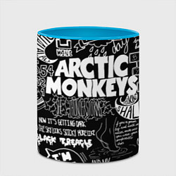 Кружка 3D Arctic Monkeys: I'm in a Vest, цвет: 3D-белый + небесно-голубой — фото 2