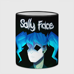 Кружка 3D Sally Face: Light Silhouette, цвет: 3D-черный кант — фото 2