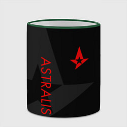 Кружка 3D Astralis: Dark Style, цвет: 3D-зеленый кант — фото 2