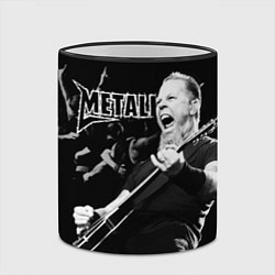 Кружка 3D Metallica цвета 3D-черный кант — фото 2