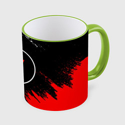 Кружка 3D 21 Pilots: Black & Red, цвет: 3D-светло-зеленый кант