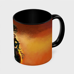 Кружка цветная Good Omens