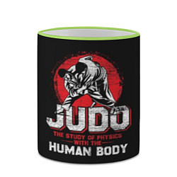 Кружка 3D Judo: Human Body, цвет: 3D-светло-зеленый кант — фото 2