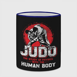Кружка 3D Judo: Human Body, цвет: 3D-синий кант — фото 2