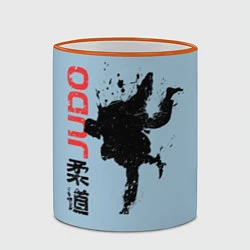Кружка 3D Judo, цвет: 3D-оранжевый кант — фото 2