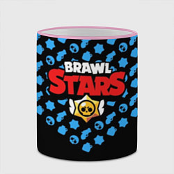 Кружка 3D Brawl Stars, цвет: 3D-розовый кант — фото 2